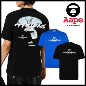 A BATHING APE  |Short Sleeves Logo T-Shirts