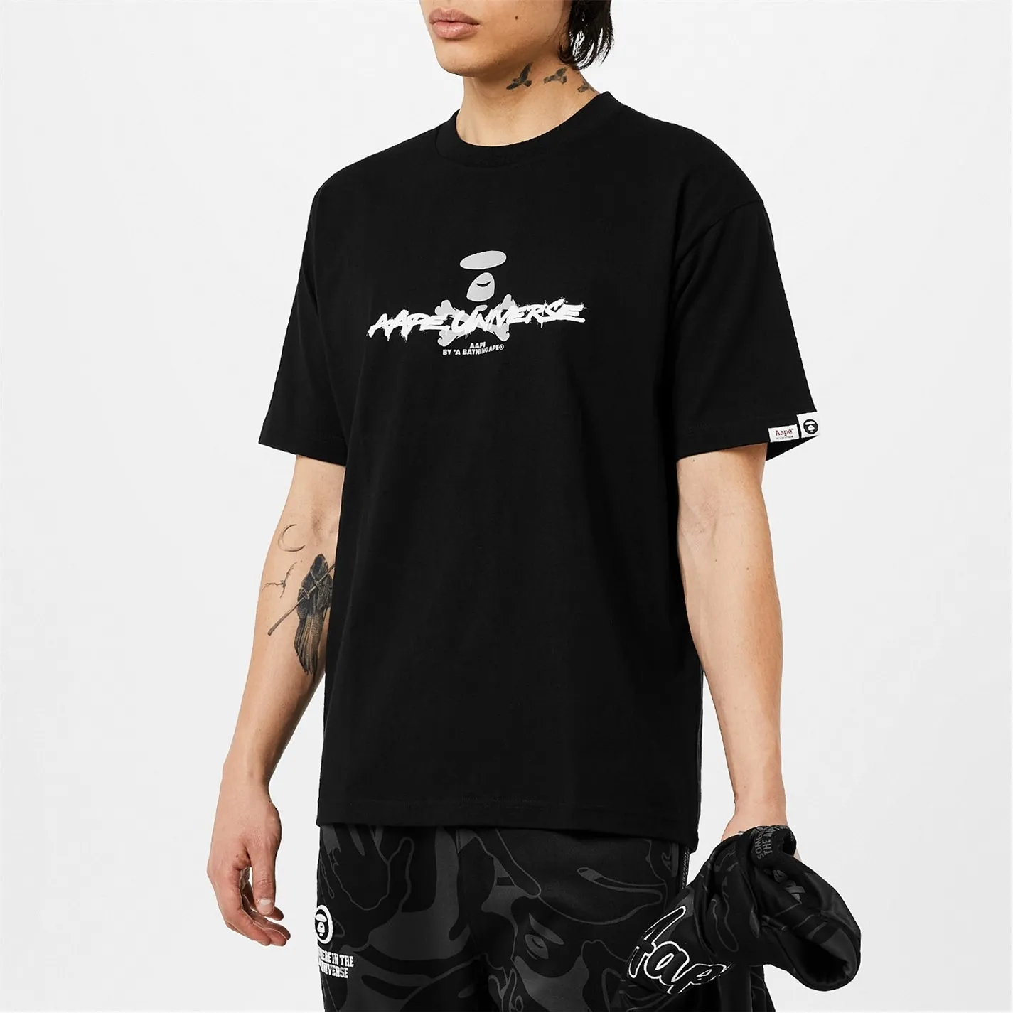 A BATHING APE  |Short Sleeves Logo T-Shirts