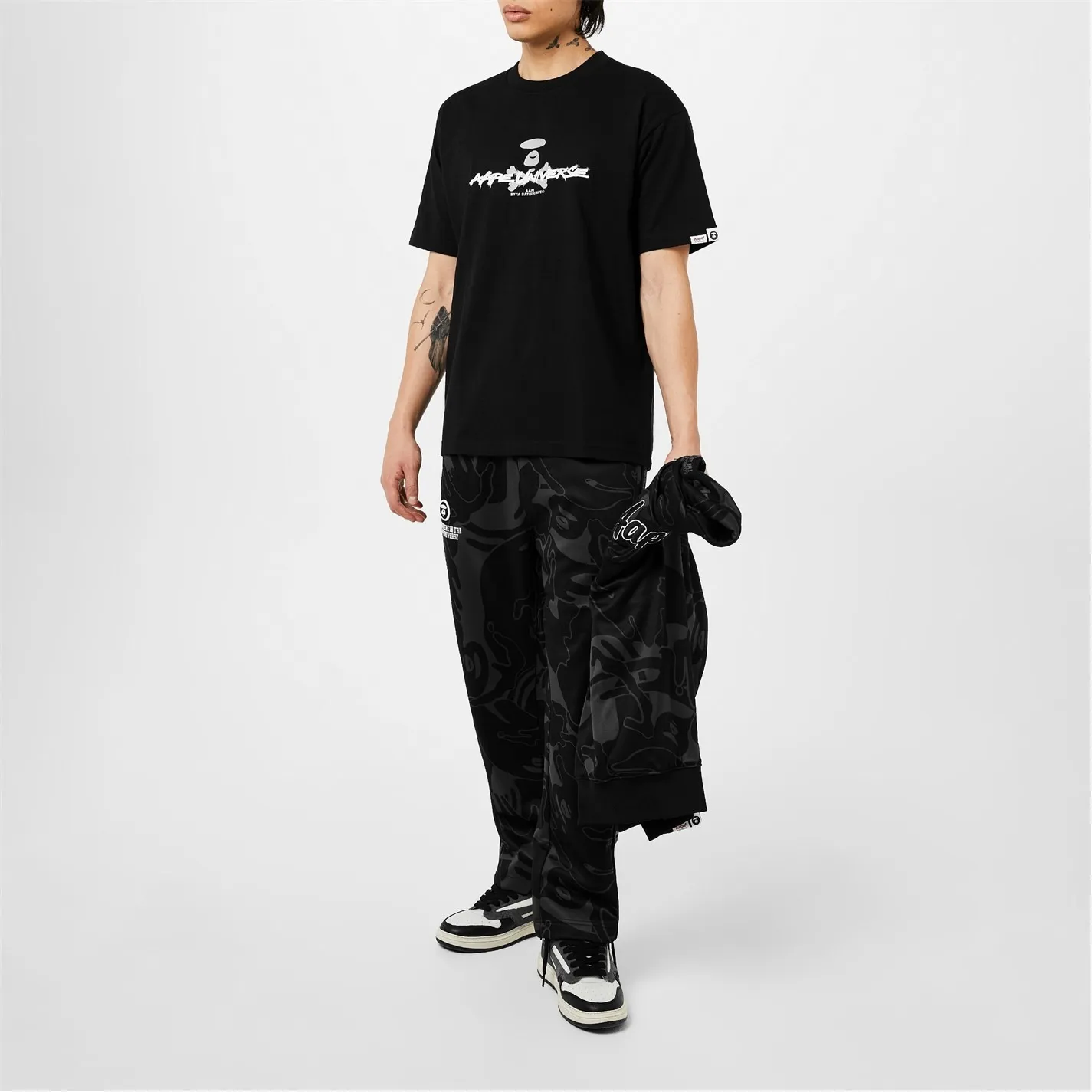 A BATHING APE  |Short Sleeves Logo T-Shirts