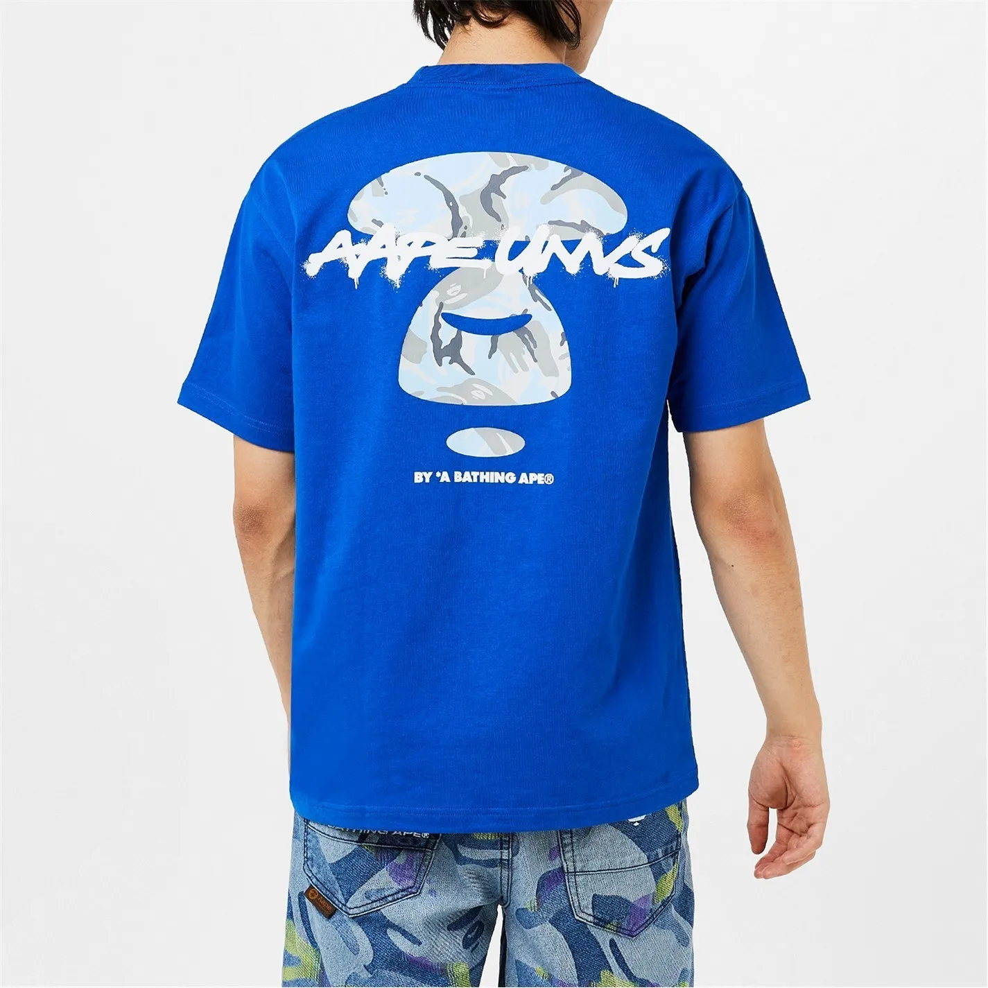 A BATHING APE  |Short Sleeves Logo T-Shirts