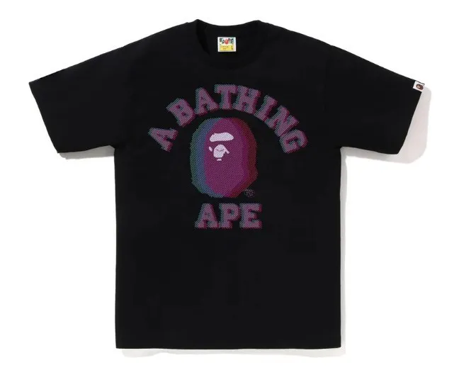 A BATHING APE  |Unisex Street Style Plain Logo T-Shirts