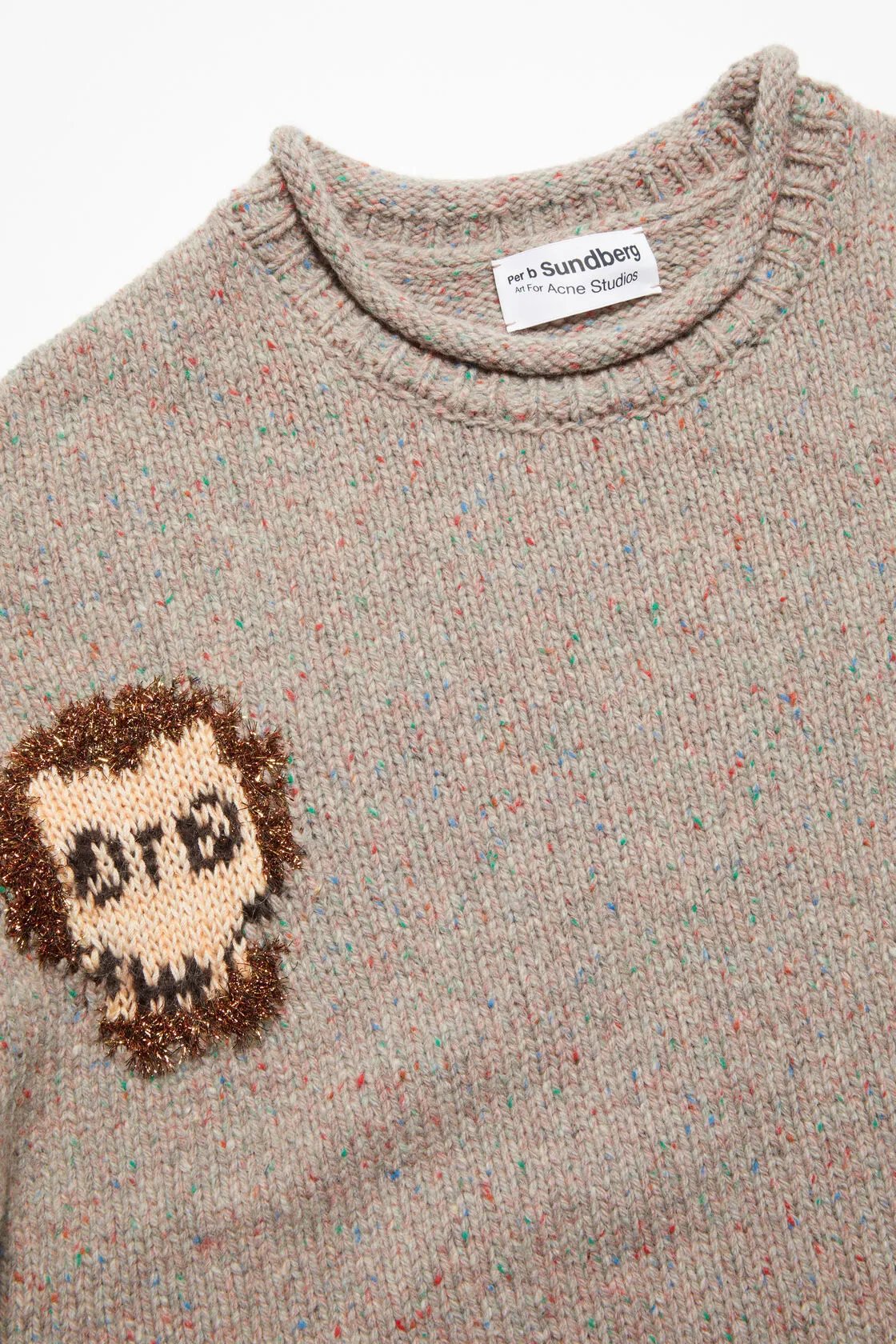 Acne Studios  |Wool Nylon Street Style Logo Designers Sweaters