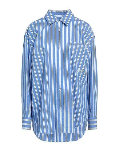 Alexander Wang  |Stripes Casual Style Long Sleeves Cotton Office Style