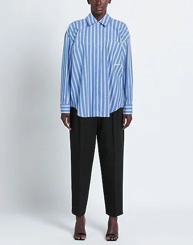 Alexander Wang  |Stripes Casual Style Long Sleeves Cotton Office Style