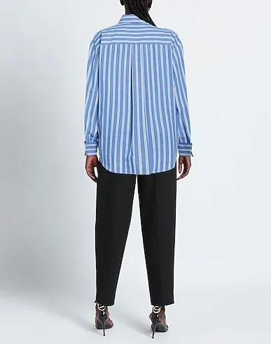 Alexander Wang  |Stripes Casual Style Long Sleeves Cotton Office Style