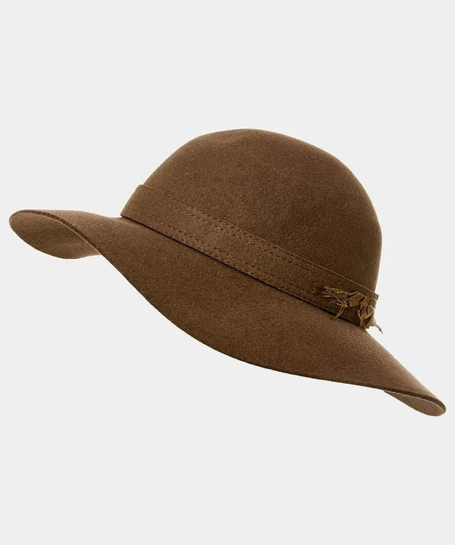 Alexis Feather Trim Hat