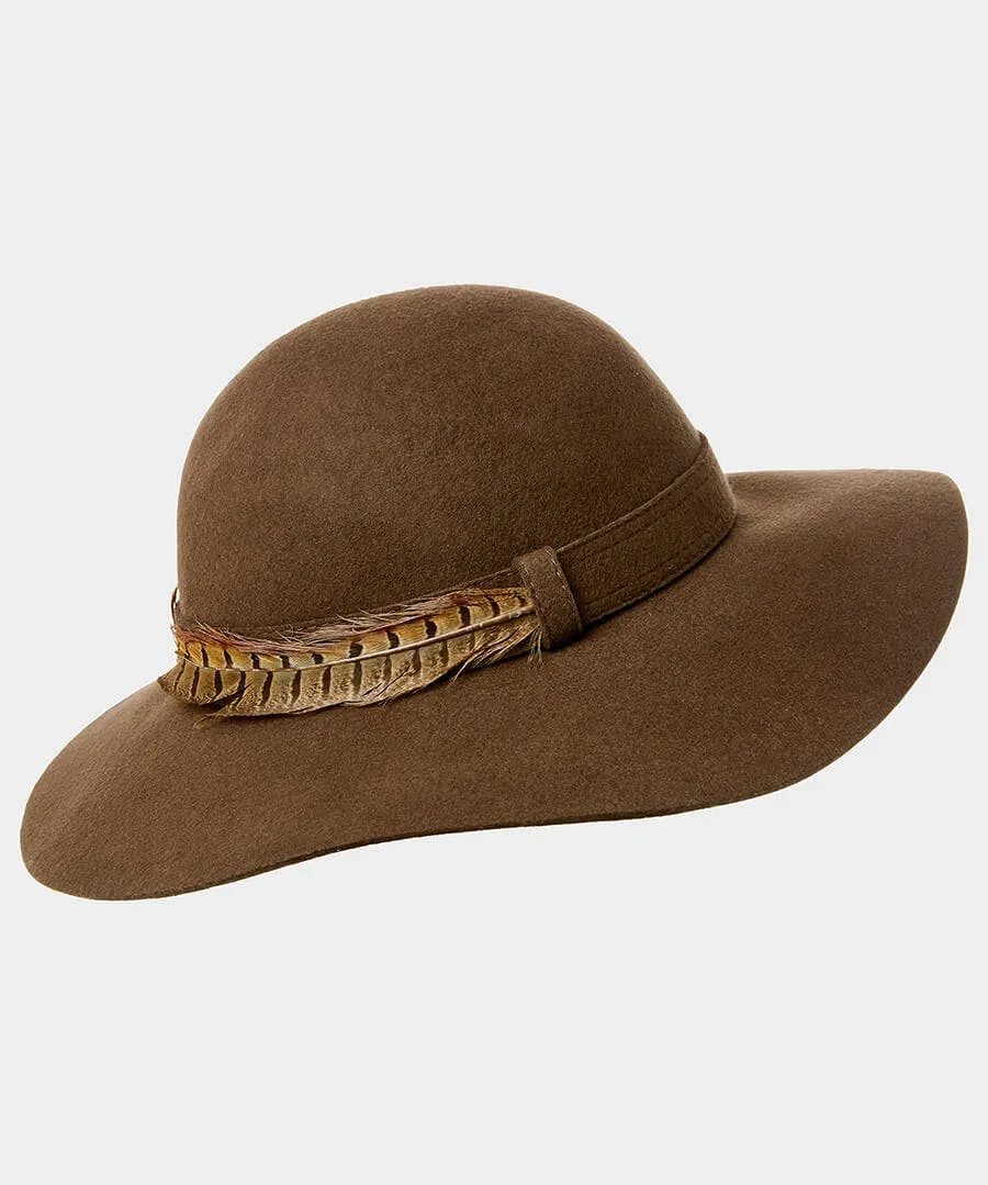 Alexis Feather Trim Hat