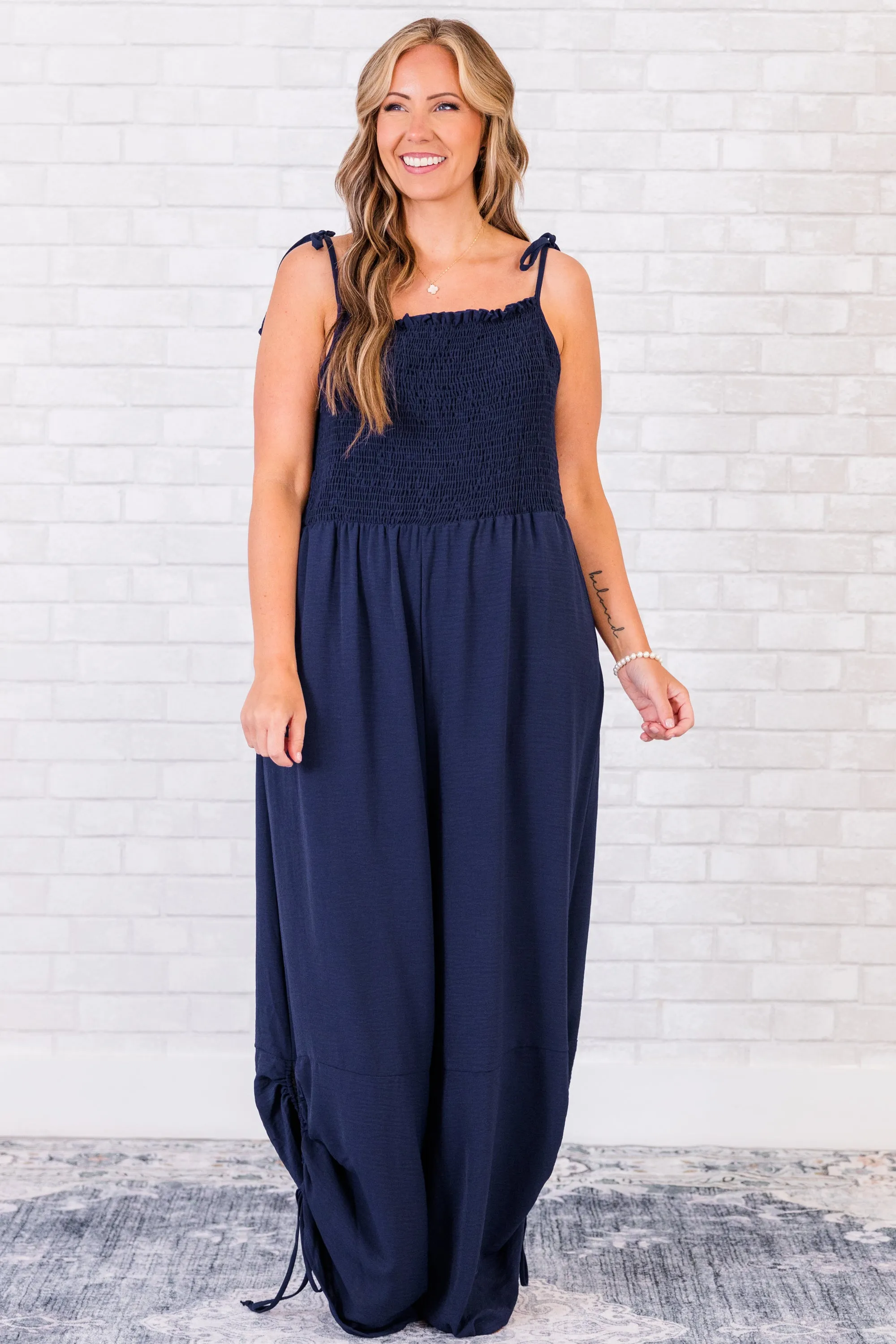 Another Lifetime Jumpsuit, Navy