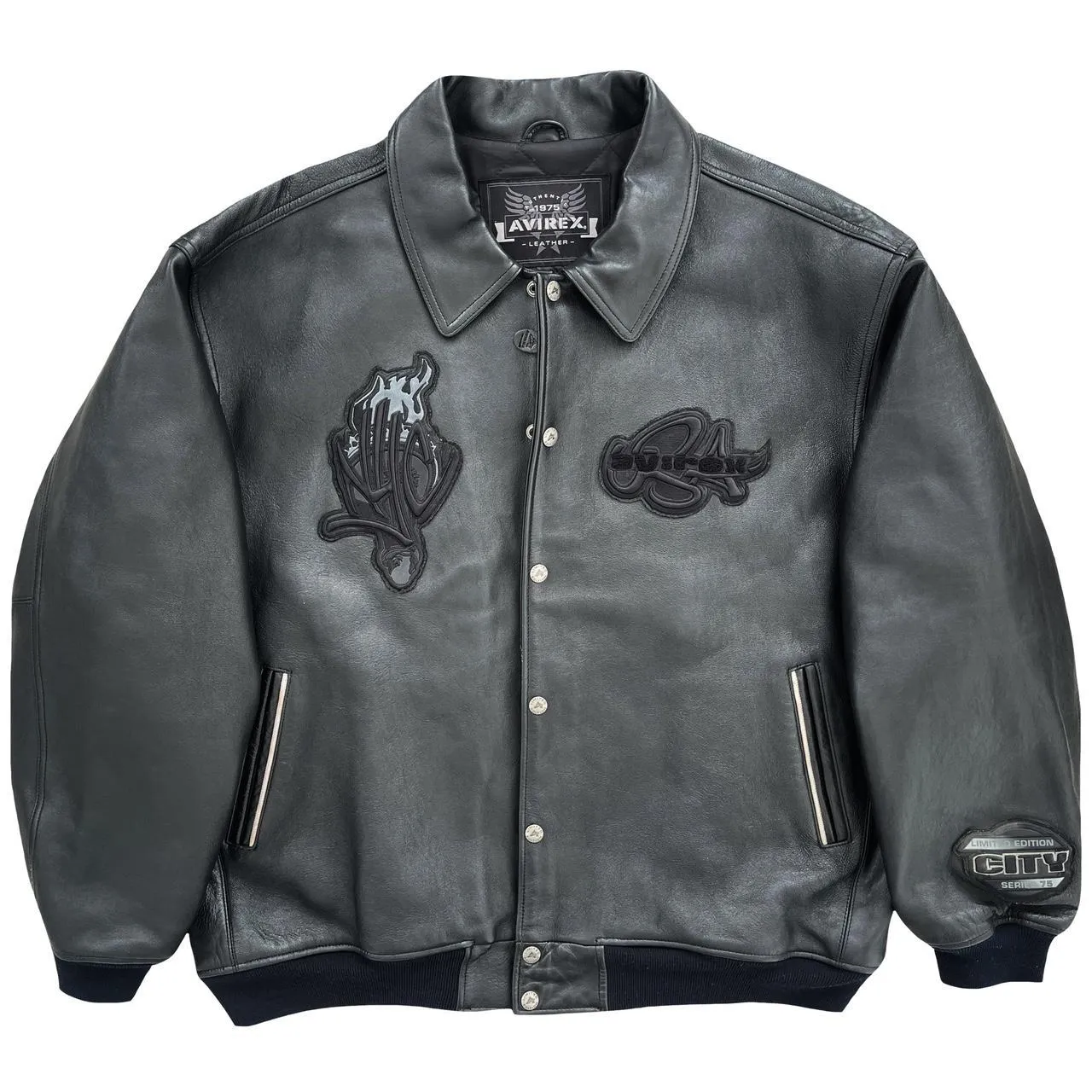 Avirex Leather Varsity Jacket