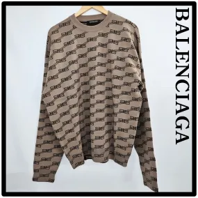 BALENCIAGA  |Street Style Logo Luxury FX Advantage / Exclusive Sweaters