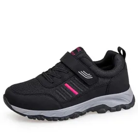 Black stripe velcro lace accents shoe sneaker