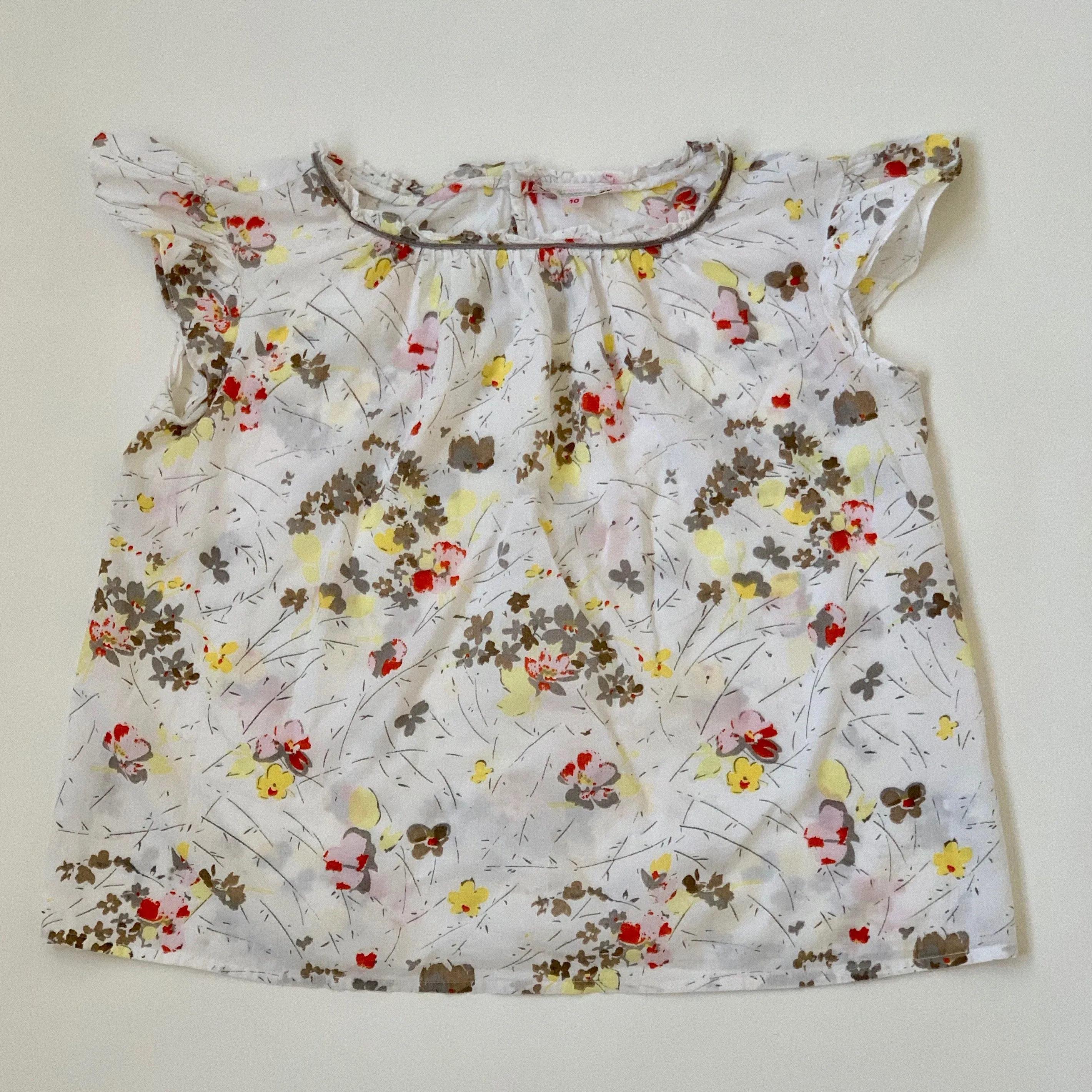 Bonpoint Floral Summer Blouse: 10 Years