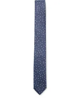 Boss Silk tie with jacquard-woven pattern