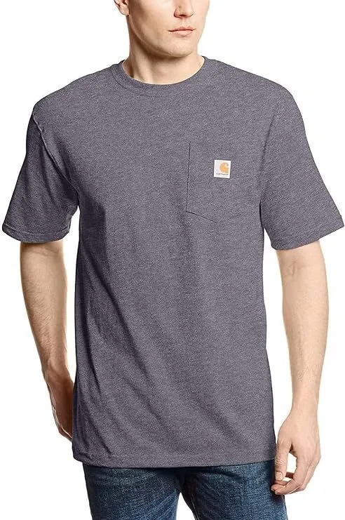 Carhartt  |Unisex Street Style Plain Cotton Short Sleeves Logo