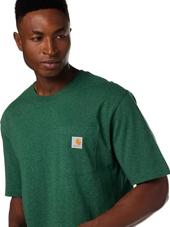 Carhartt  |Unisex Street Style Plain Cotton Short Sleeves Logo