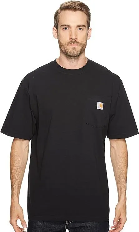 Carhartt  |Unisex Street Style Plain Cotton Short Sleeves Logo