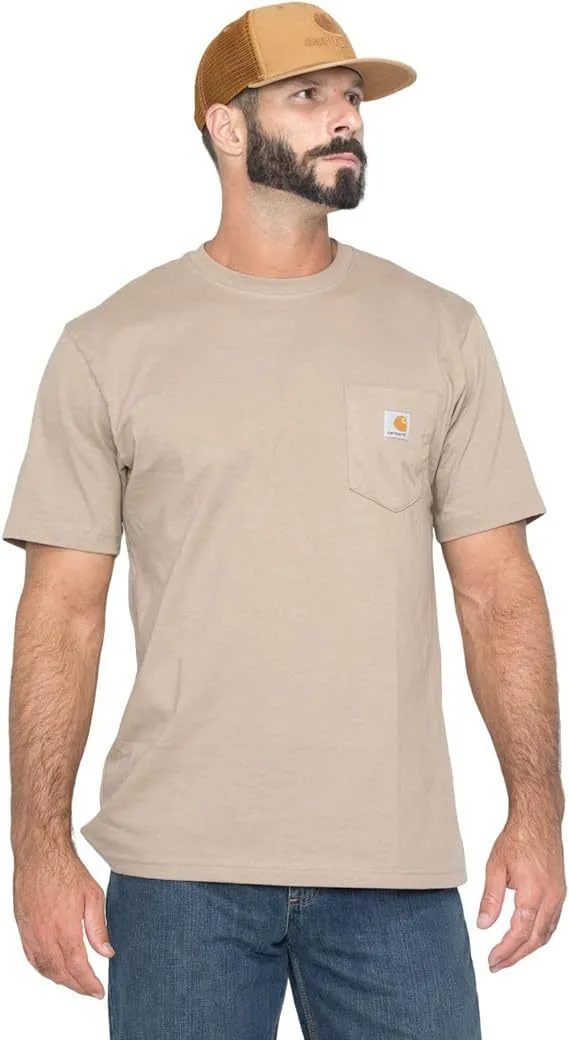 Carhartt  |Unisex Street Style Plain Cotton Short Sleeves Logo