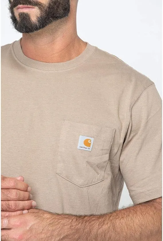 Carhartt  |Unisex Street Style Plain Cotton Short Sleeves Logo