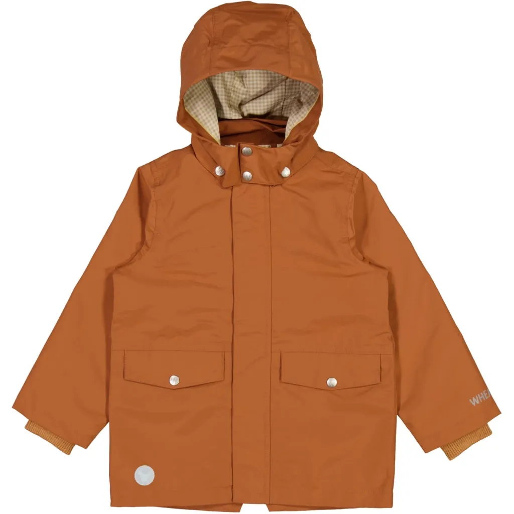 Coat Addo Tech - amber brown