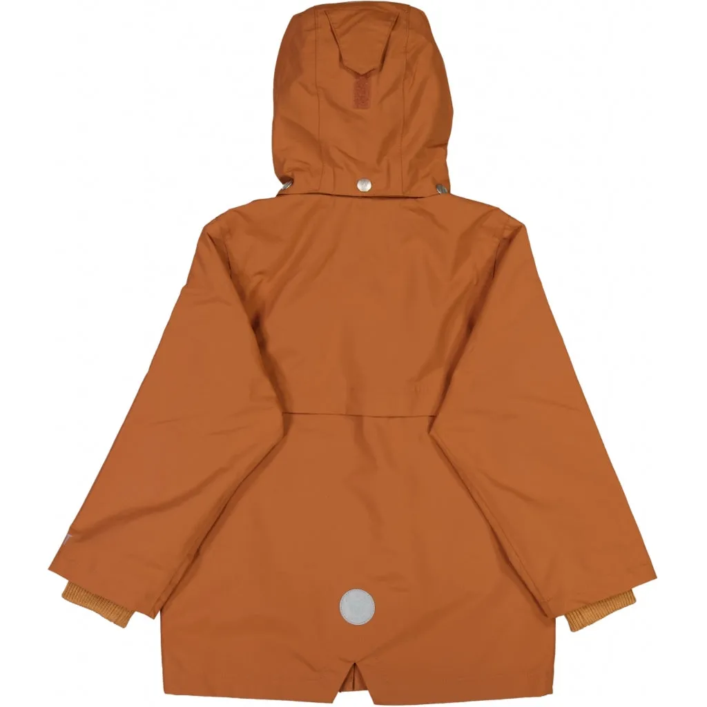 Coat Addo Tech - amber brown