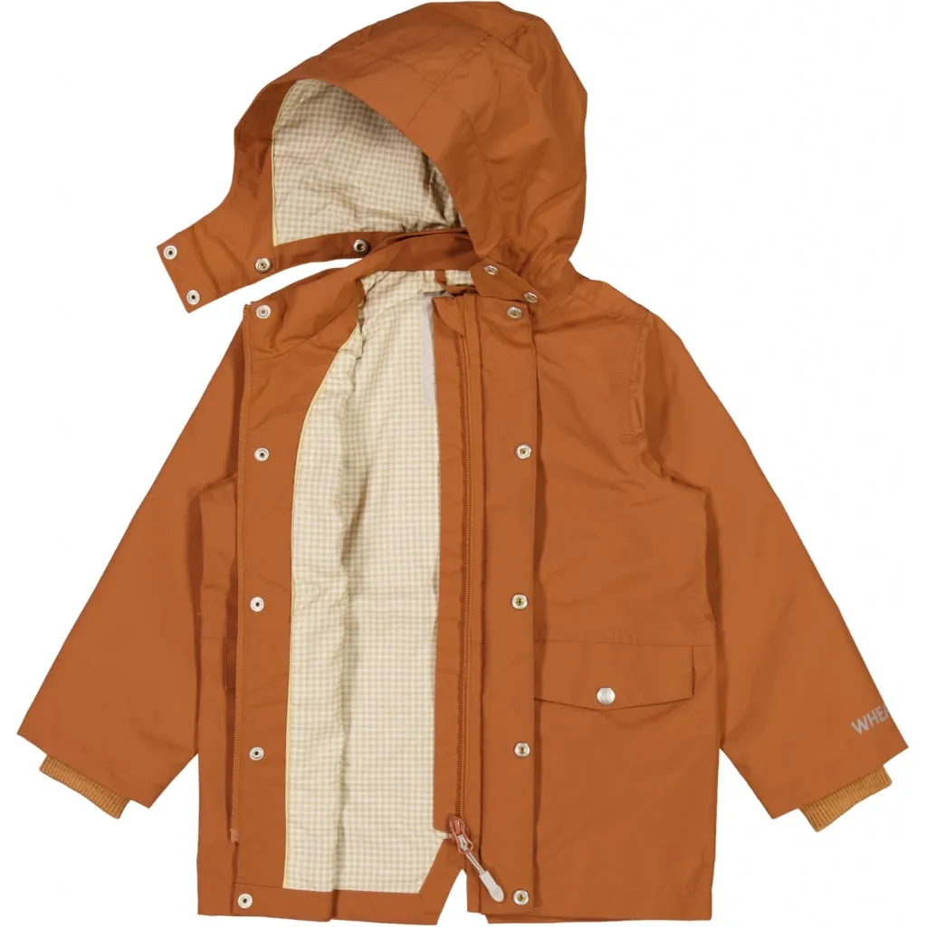 Coat Addo Tech - amber brown