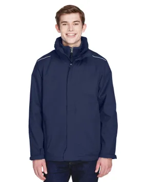 CORE365 Men's Tall 3-in-1 Jacket with Fleece Liner Navy Blue