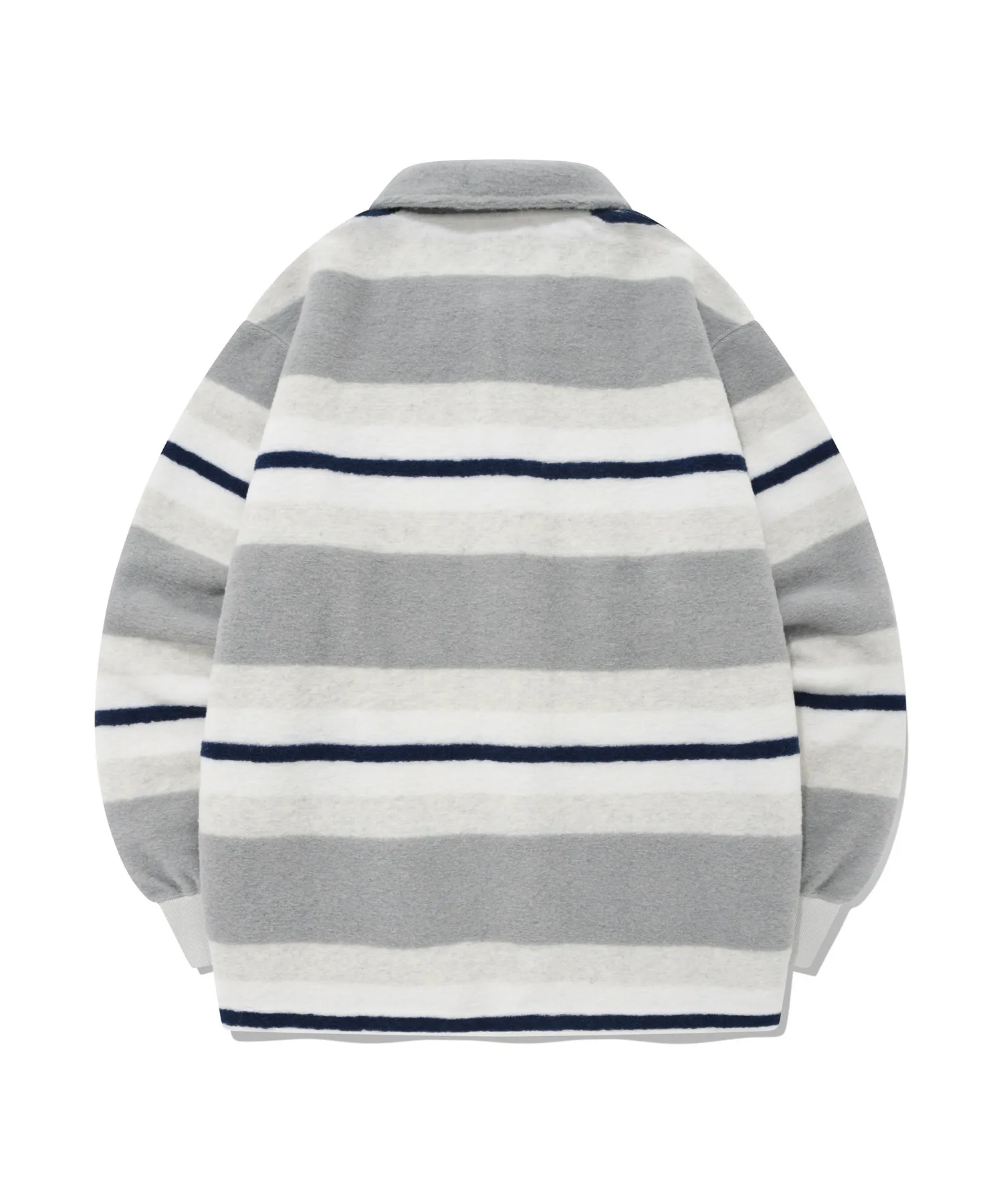 COVERNAT  |[COVERNAT]★striped collar knit