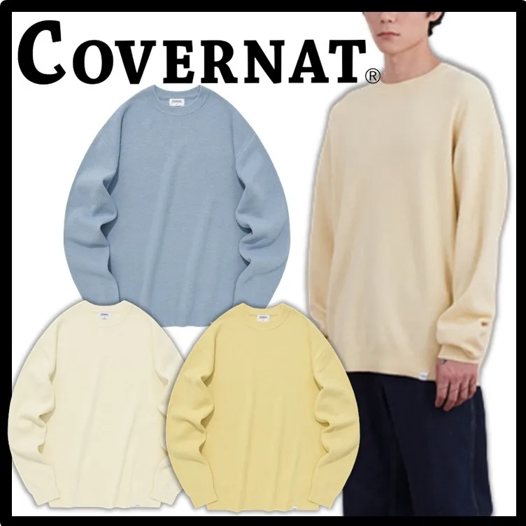 COVERNAT  |Unisex Street Style Logo Sweaters