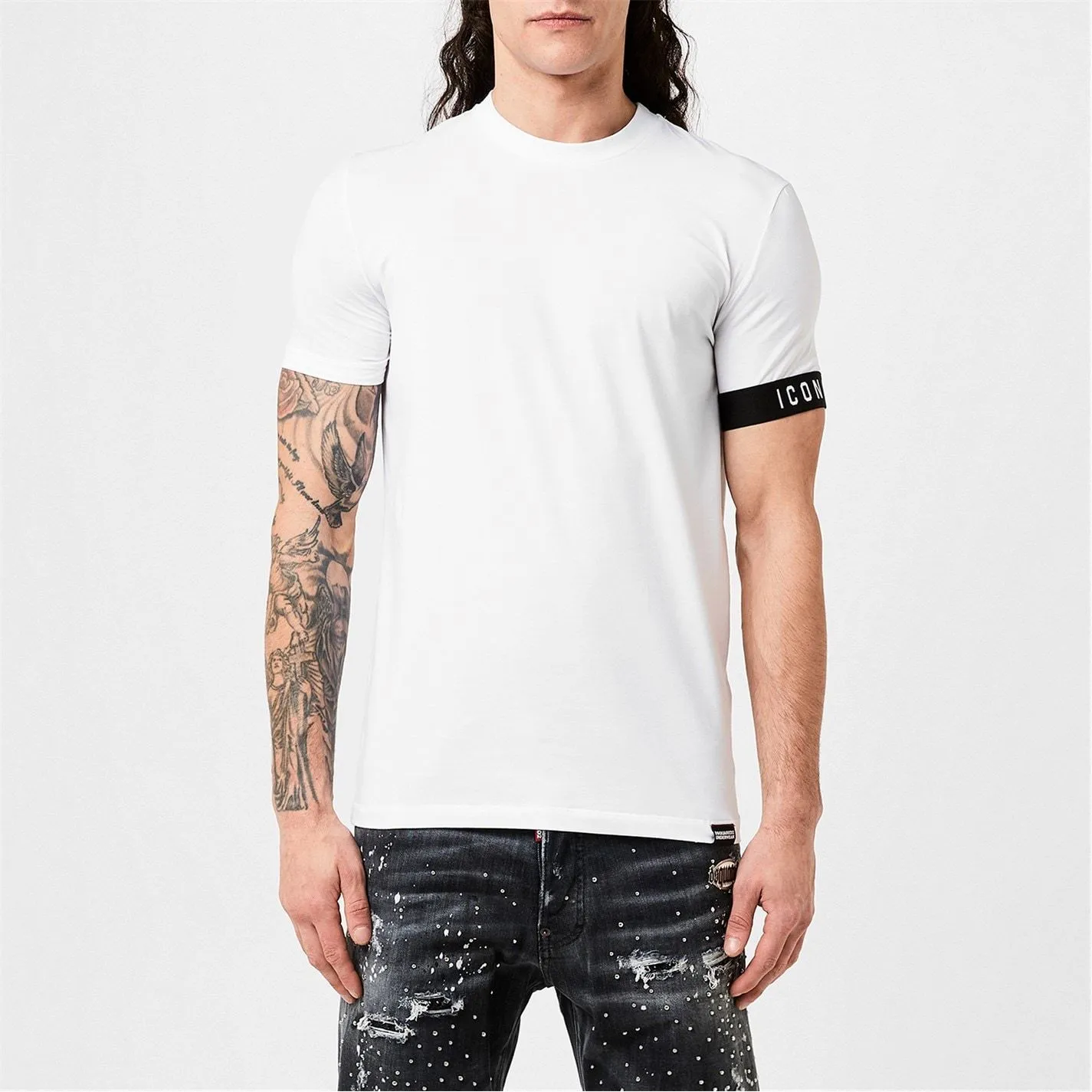 D SQUARED2  |Cotton Short Sleeves Bridal Logo Luxury Outlet T-Shirts