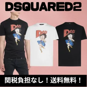 D SQUARED2  |Cotton Short Sleeves Logo Luxury T-Shirts