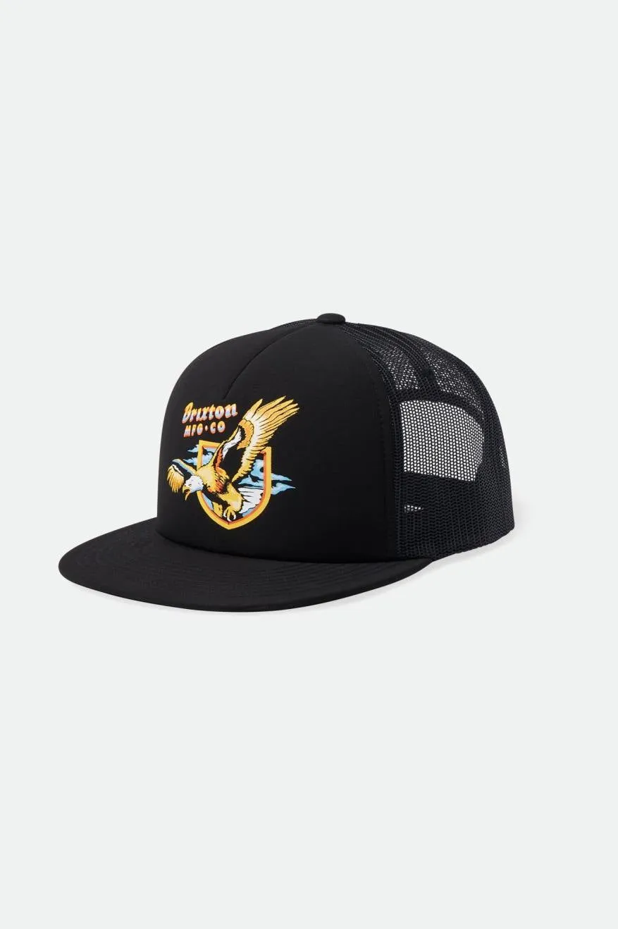 District HP Trucker Hat - Black/Black