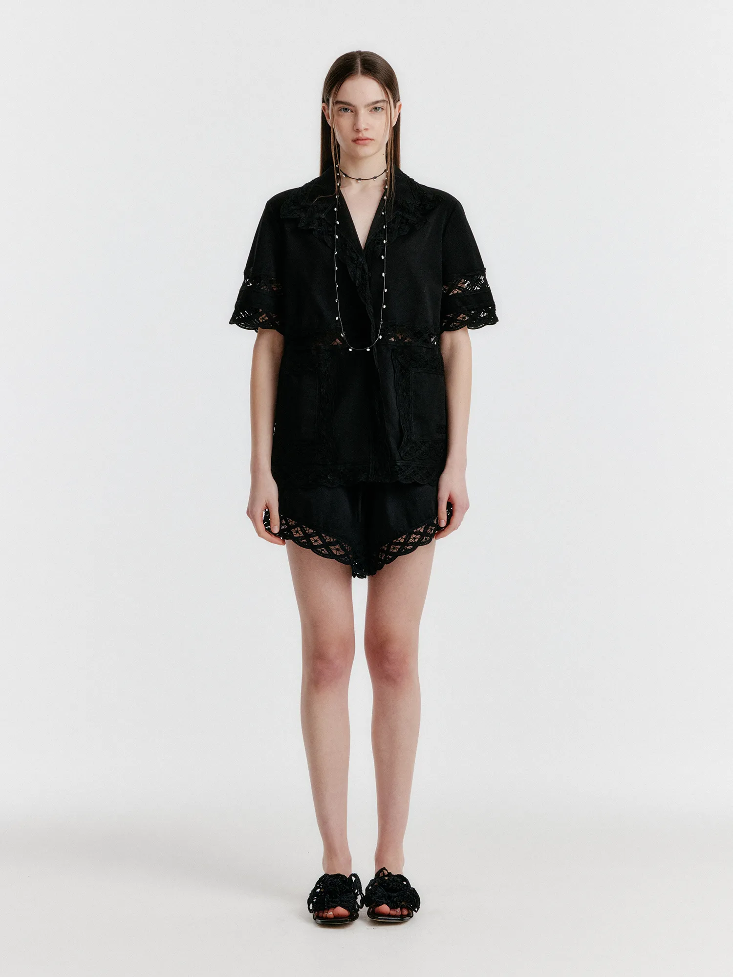 EENK  |Street Style Short Sleeves Shirts & Blouses