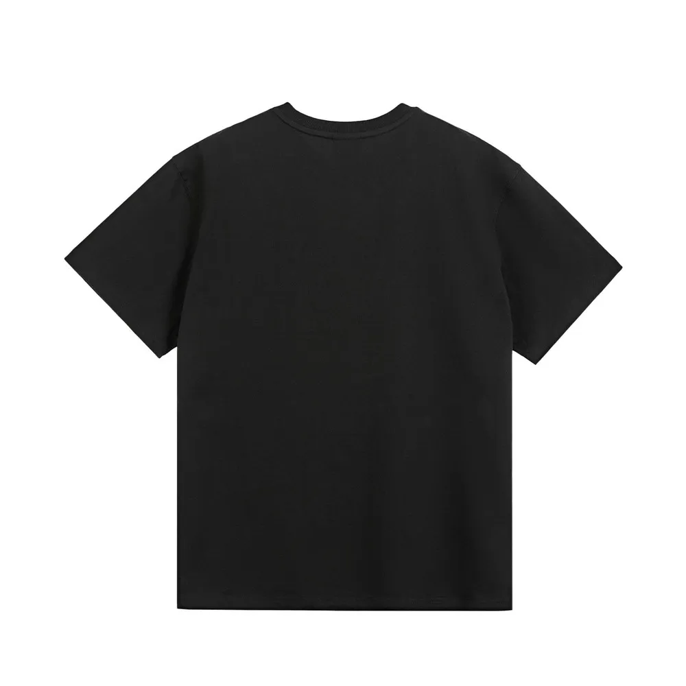 EMIS  |Unisex Street Style Plain Oversized Logo T-Shirts