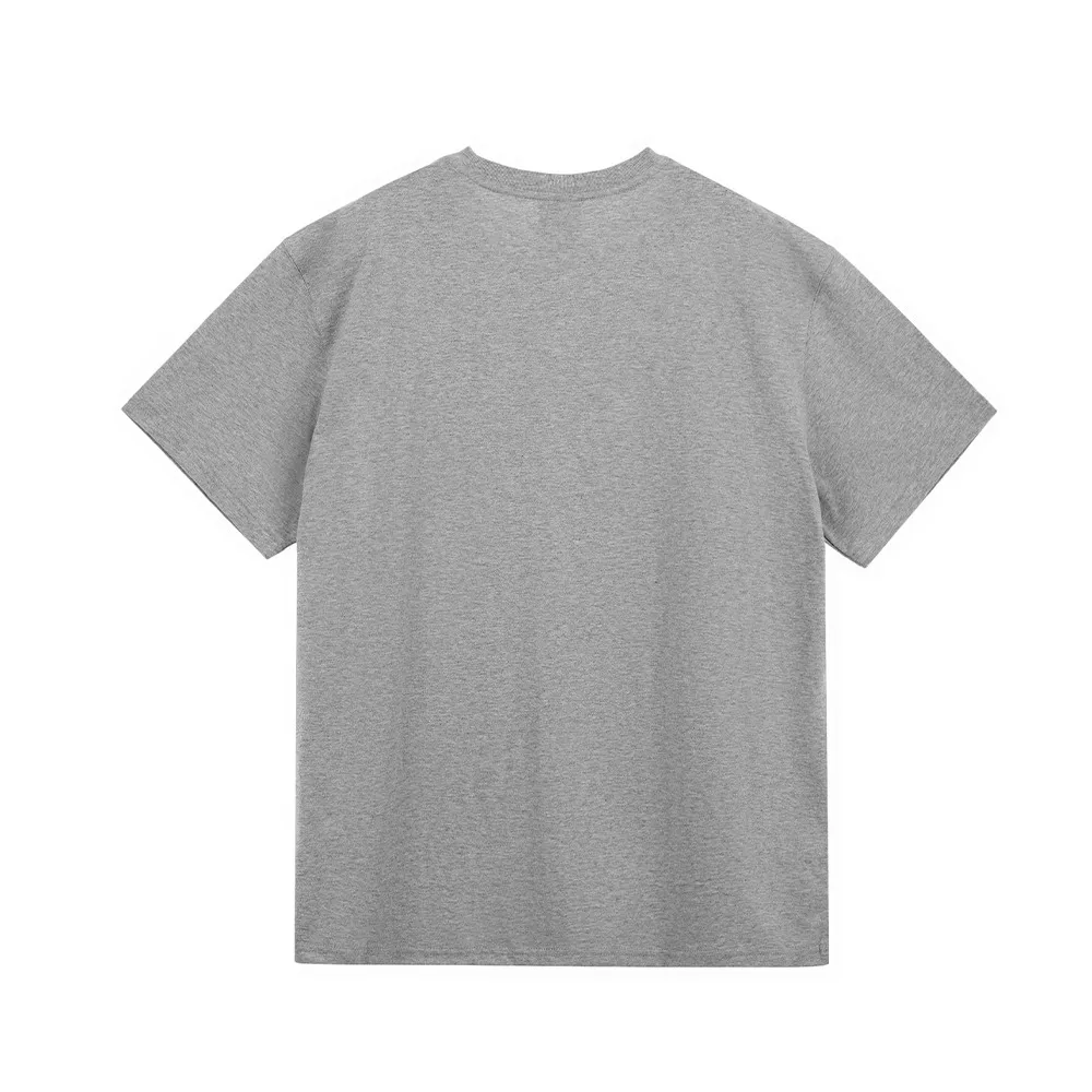 EMIS  |Unisex Street Style Plain Oversized Logo T-Shirts