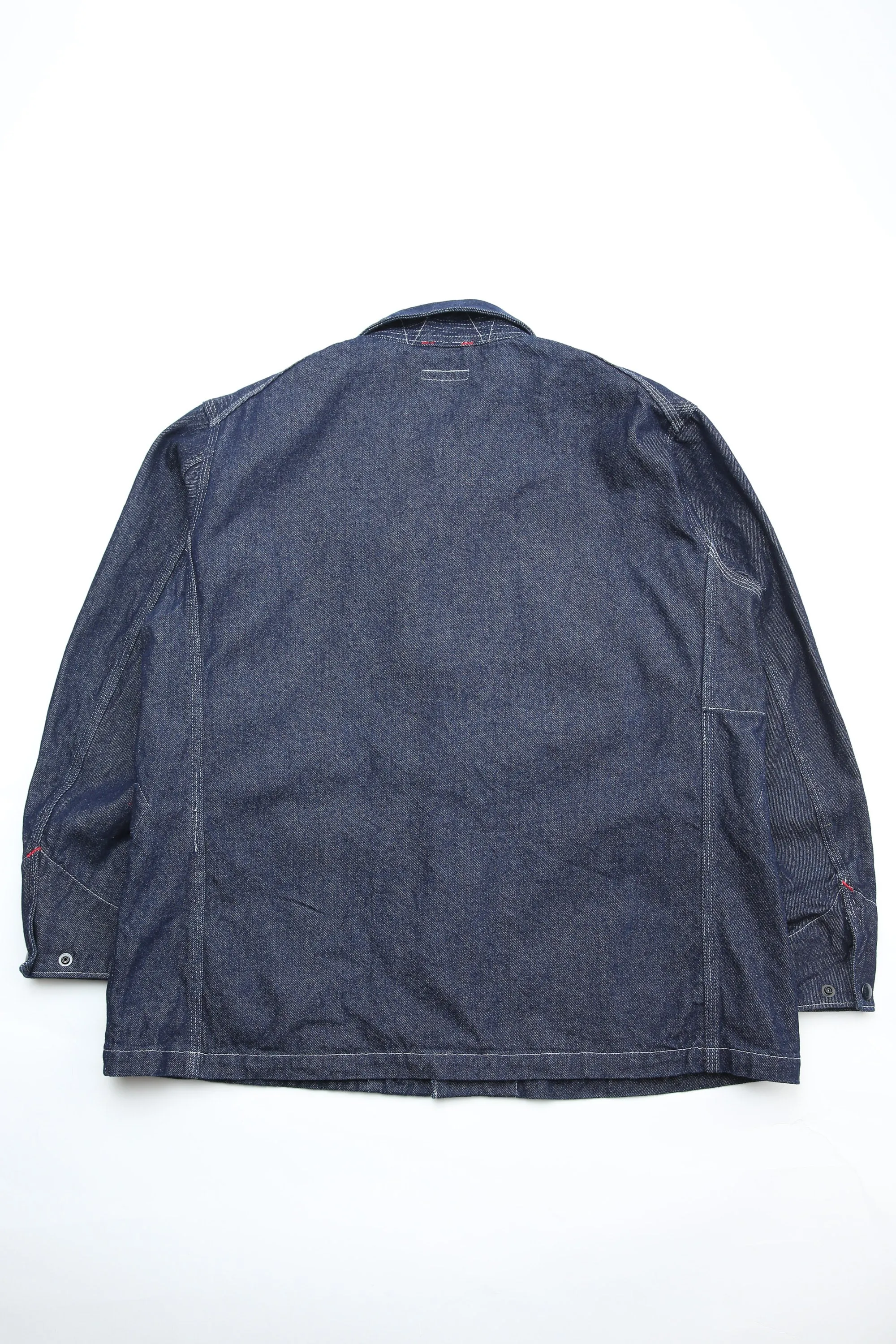 Engineered Garments X Totem FU Over Coverall Jacket - Indigo 12oz Denim