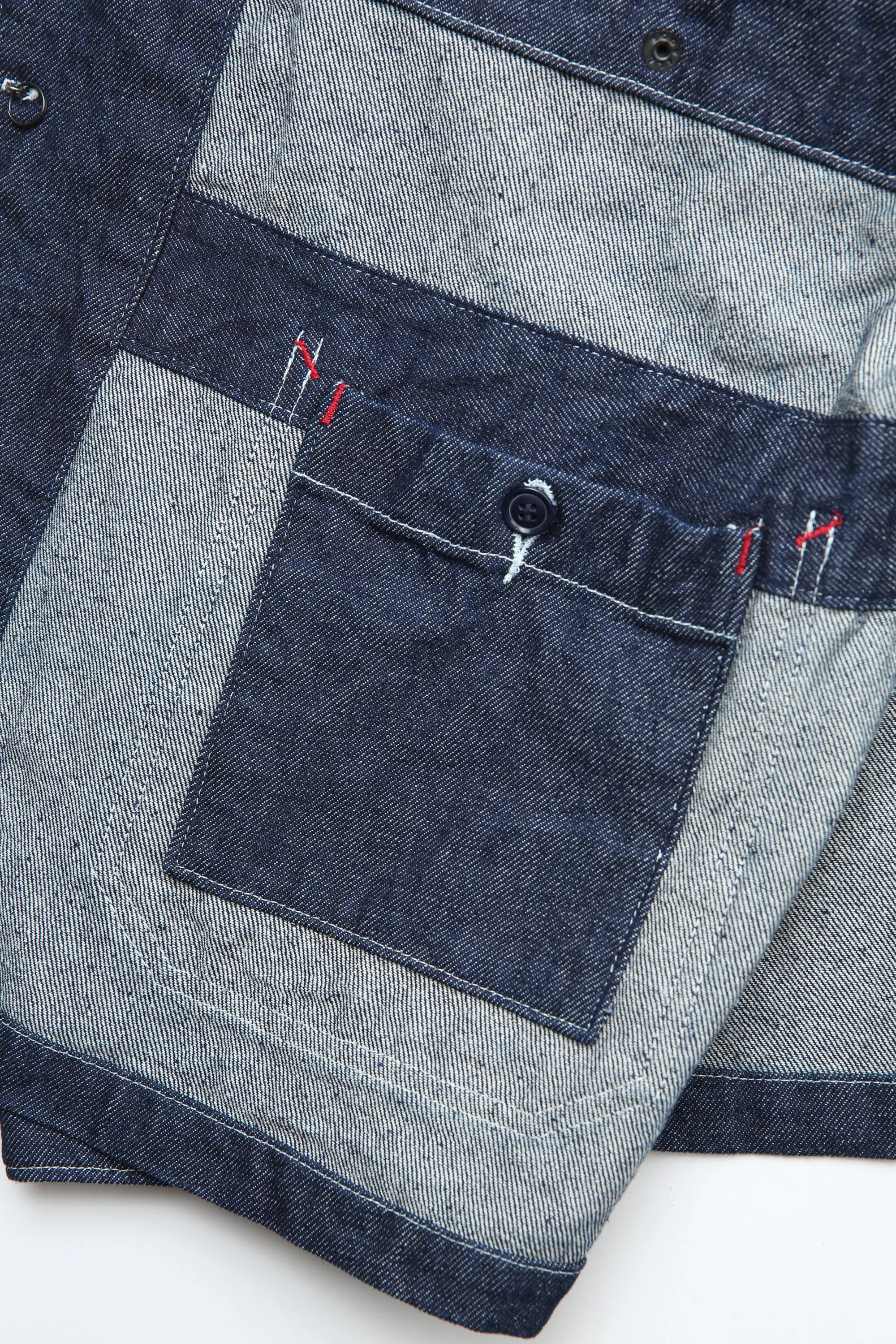 Engineered Garments X Totem FU Over Coverall Jacket - Indigo 12oz Denim