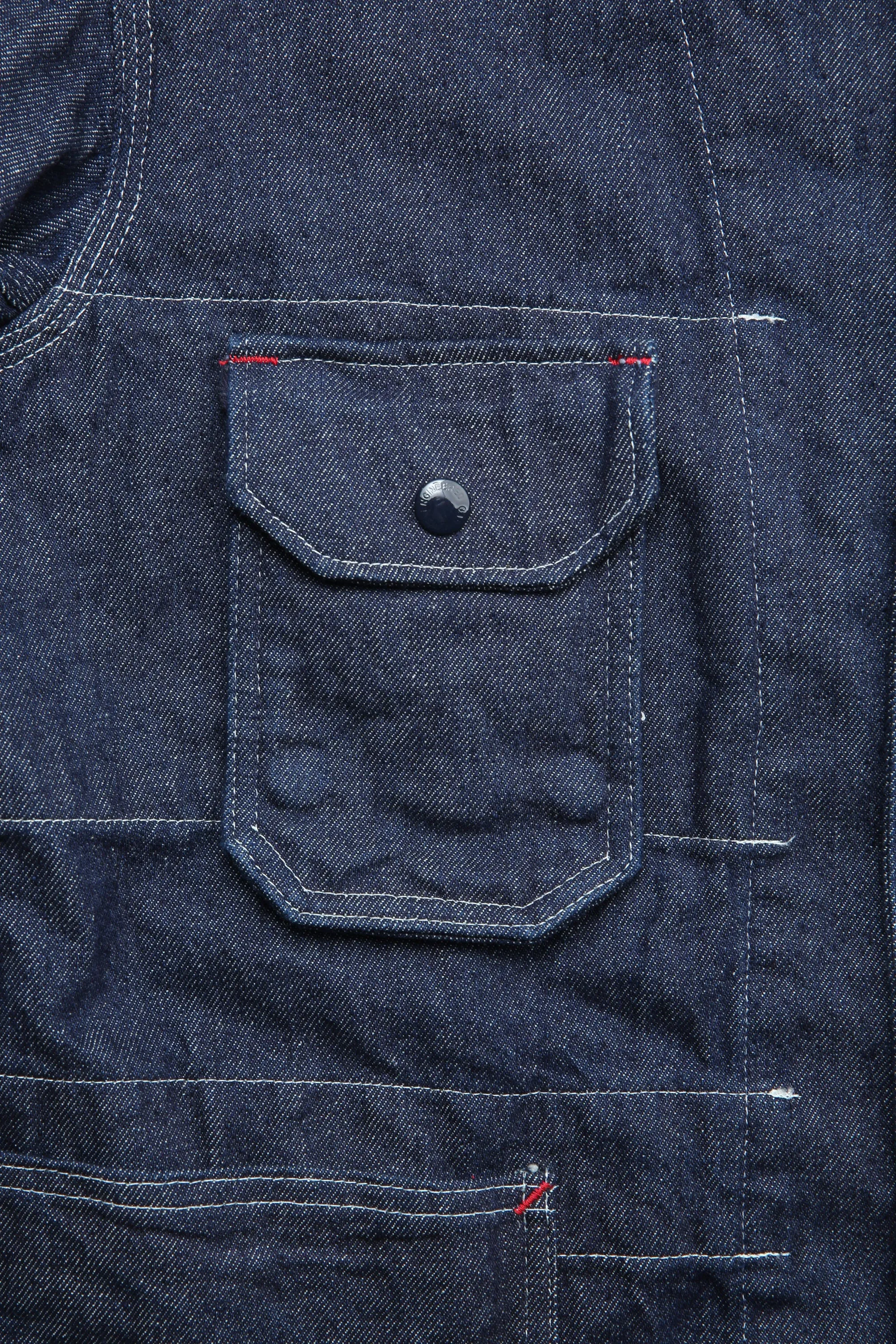 Engineered Garments X Totem FU Over Coverall Jacket - Indigo 12oz Denim