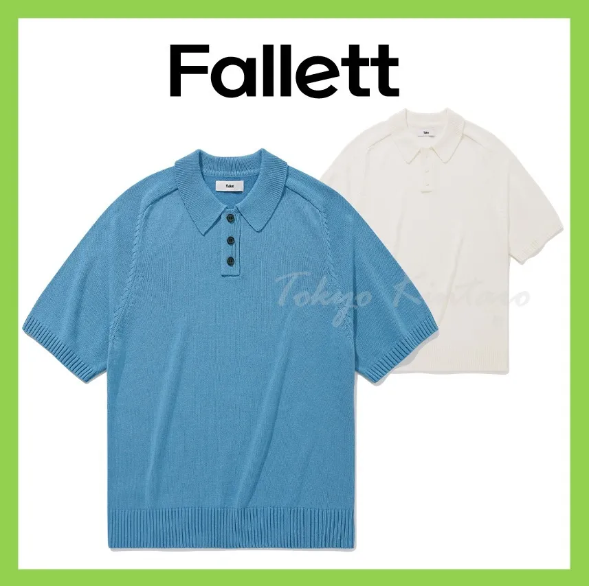 Fallett  |Unisex Street Style Short Sleeves Logo Sweaters