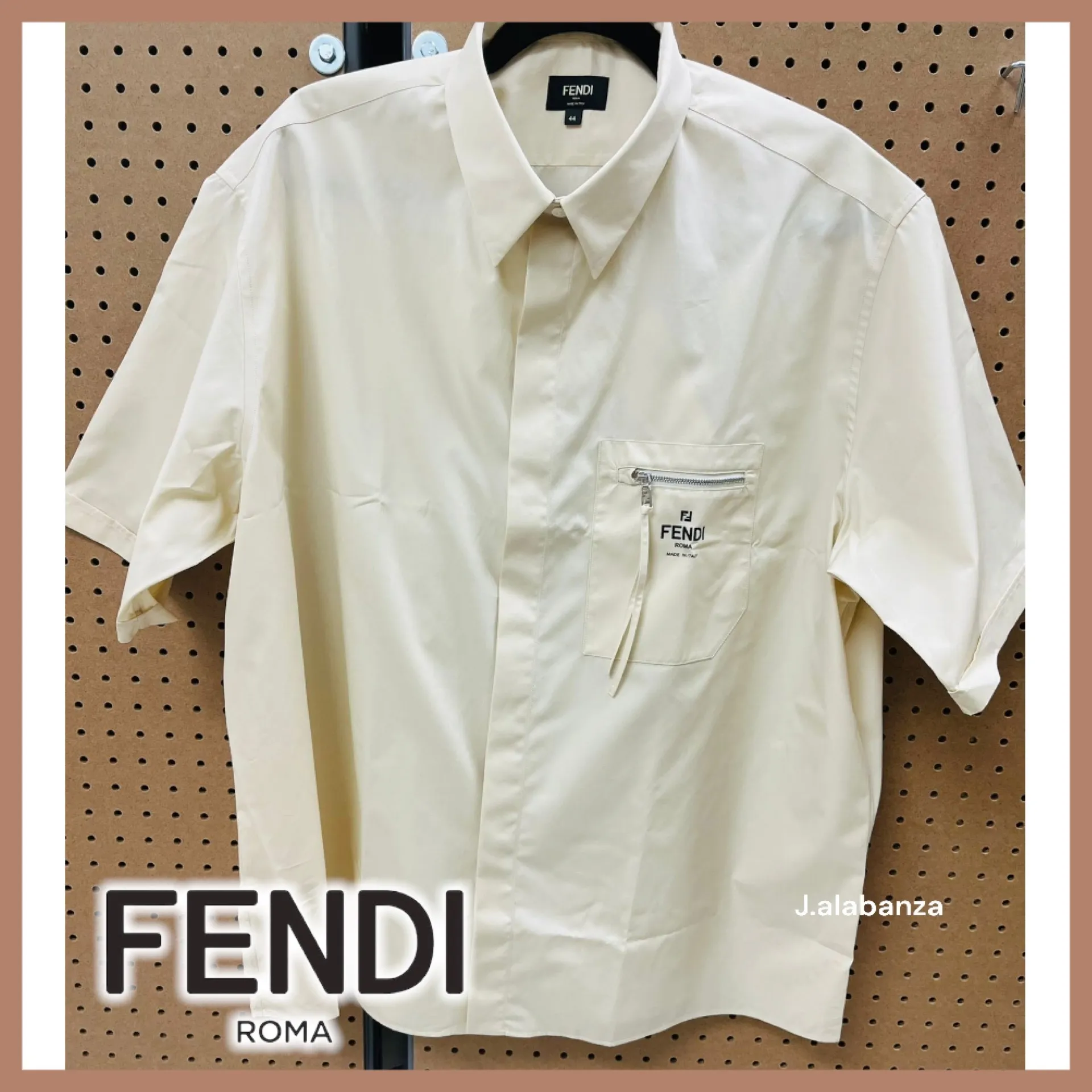 FENDI  |Short Sleeves Logo Luxury Shirts