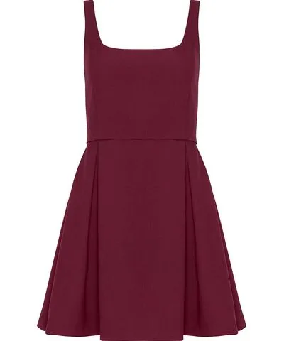 Forever Young the Label Women's Red Norah Mini Dress Bordeaux