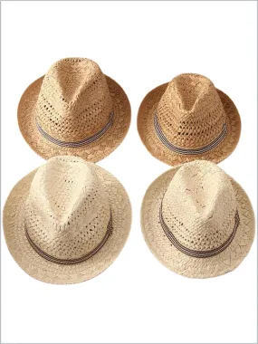 Girls Mommy and Me Fedora Straw Hat