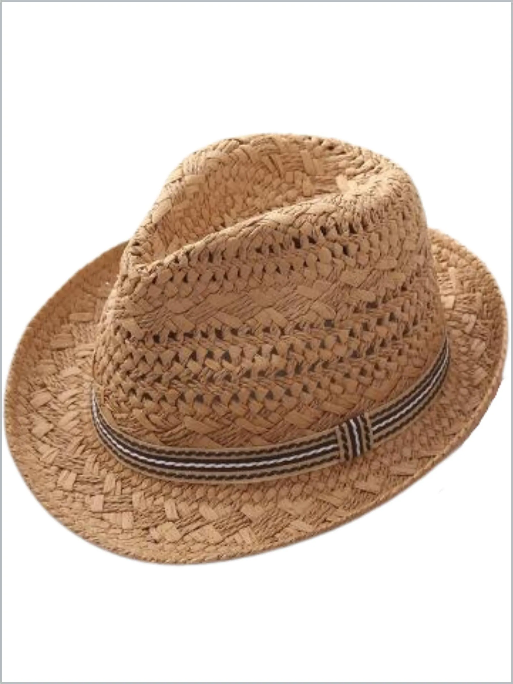 Girls Mommy and Me Fedora Straw Hat