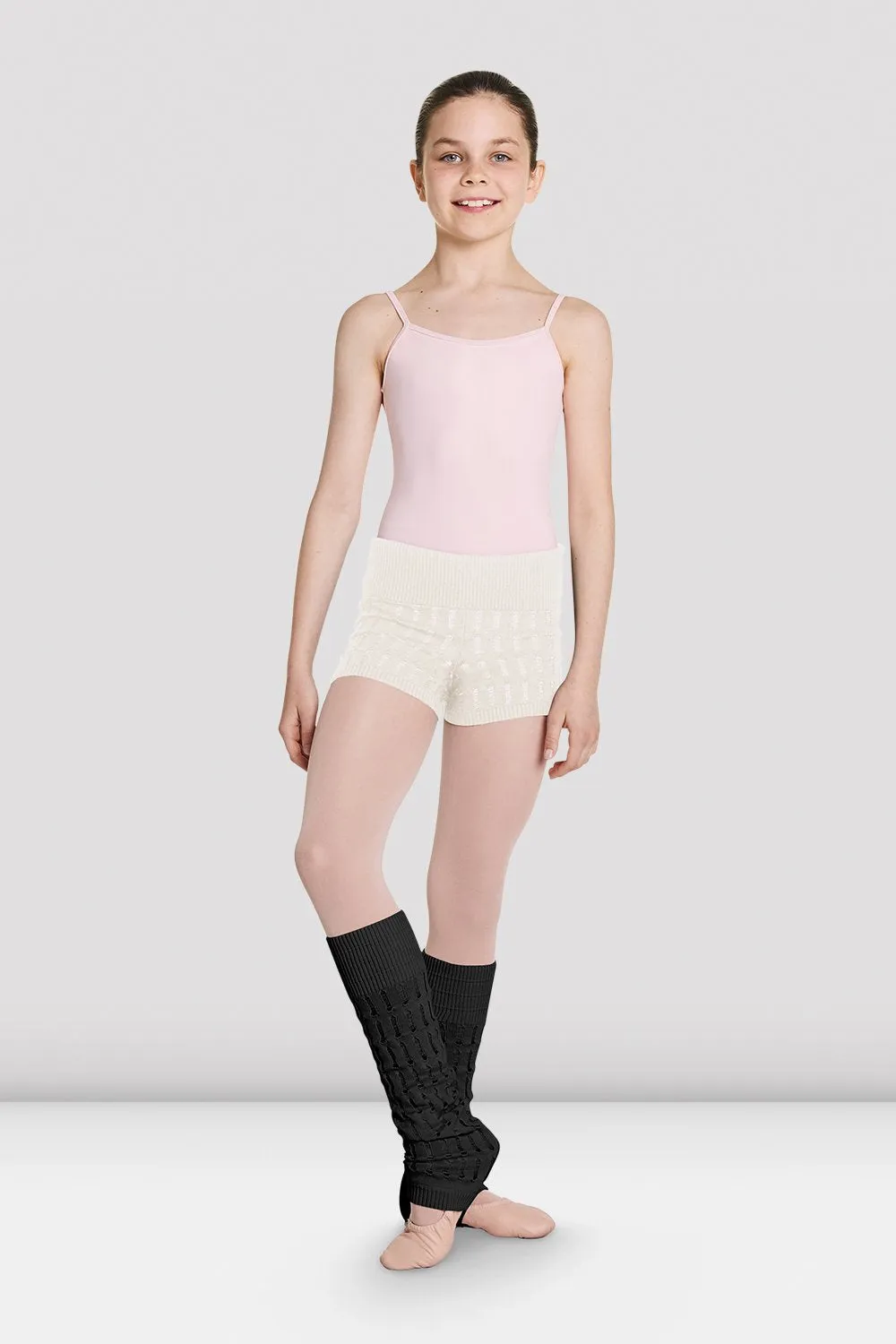 Girls Nora Knitted Warm-Up Shorts