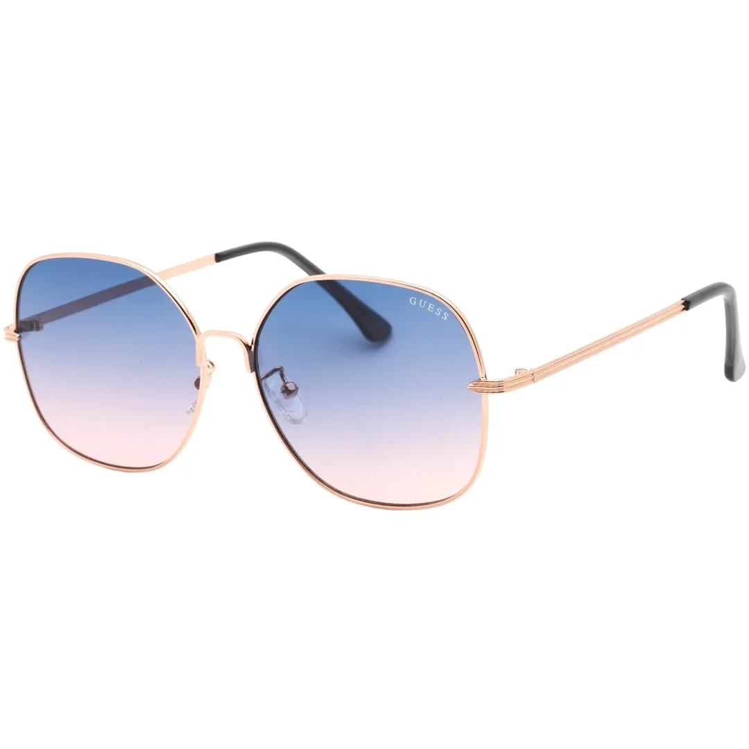 Guess Womens Gf0385 28W Sunglasses Rose Gold