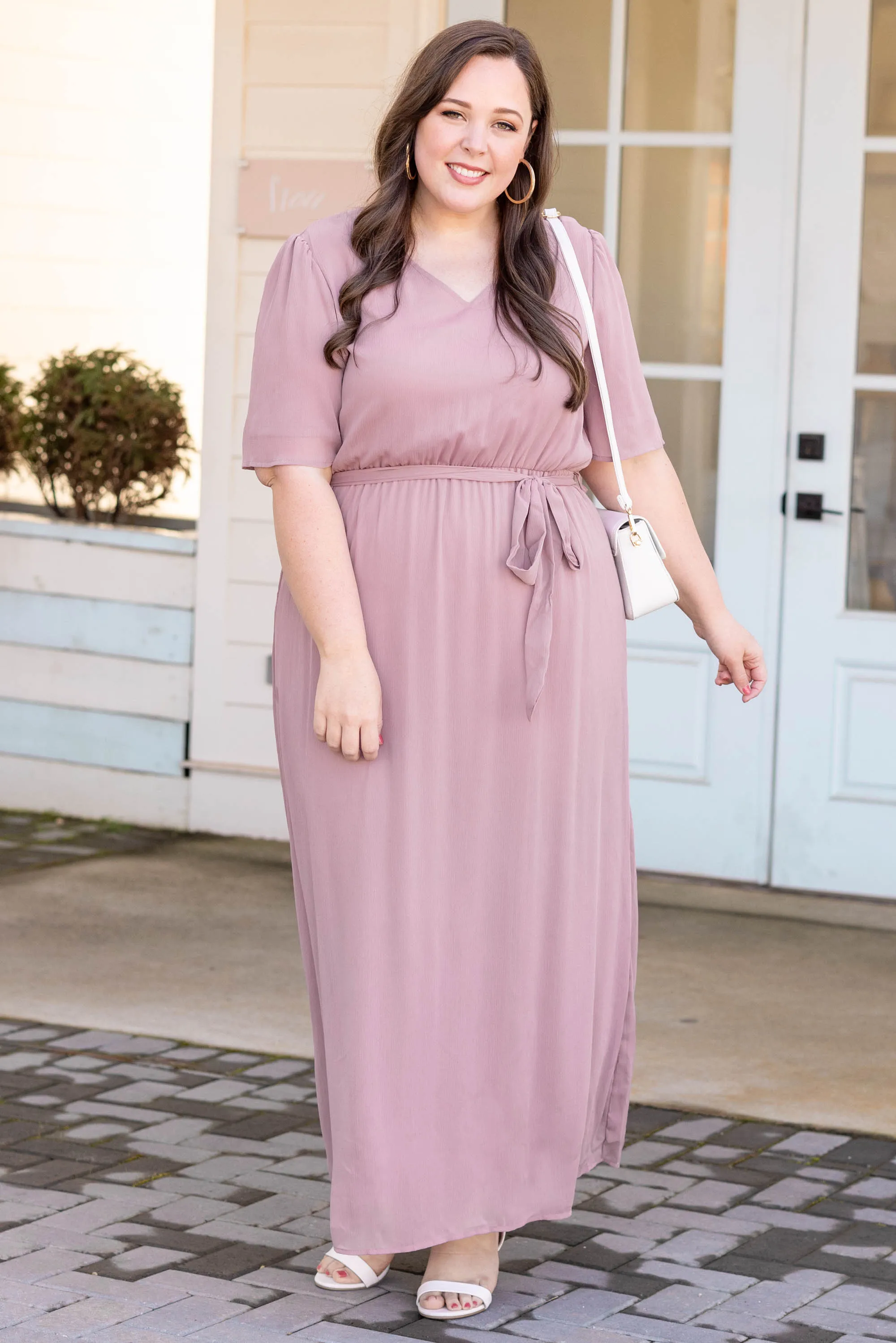 Had Me At Hello Dress, Mauve