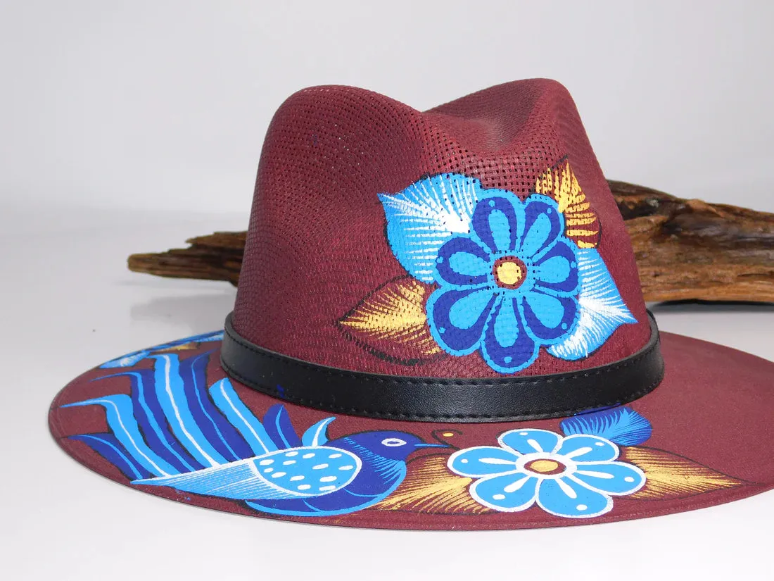 Hand Painted Mexican Hat