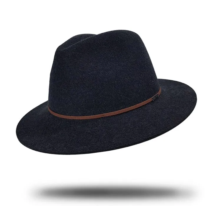 Hat Felt Fedora Charcoal