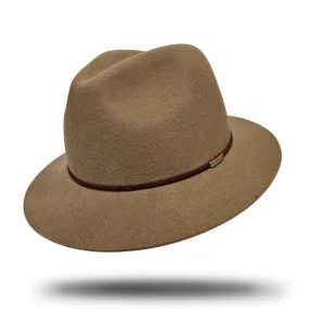 Hat Felt Fedora Tan