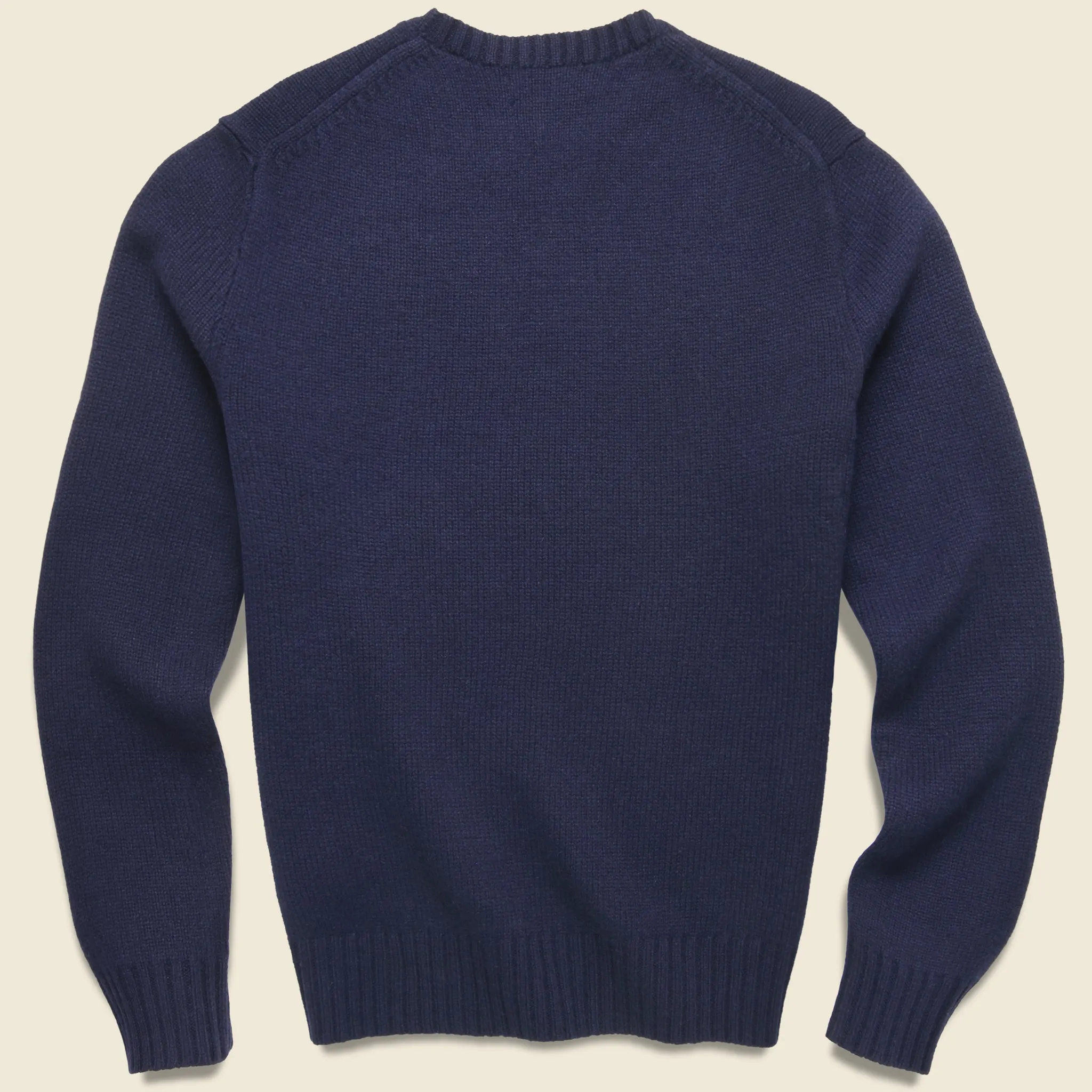 Heritage Bear Crewneck Sweater - Navy