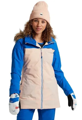 jacket Burton Lelah - Lapis Blue/Peach Melba - women´s